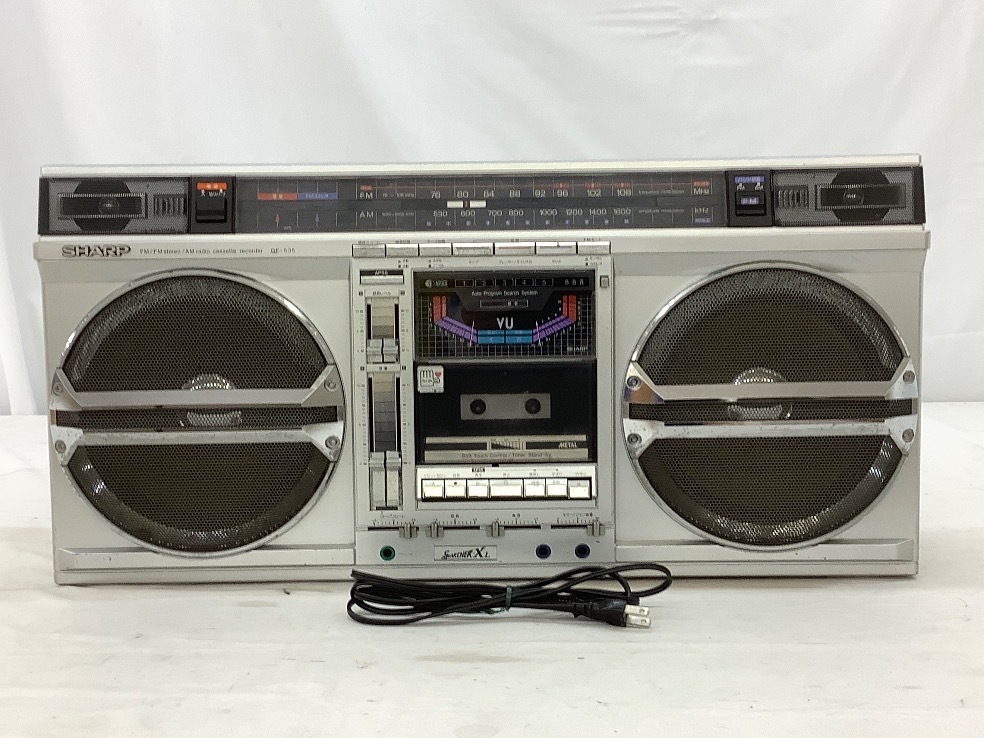 人気定番，格安 SHARP ラジオ付ステレオテープレコーダー GF-535