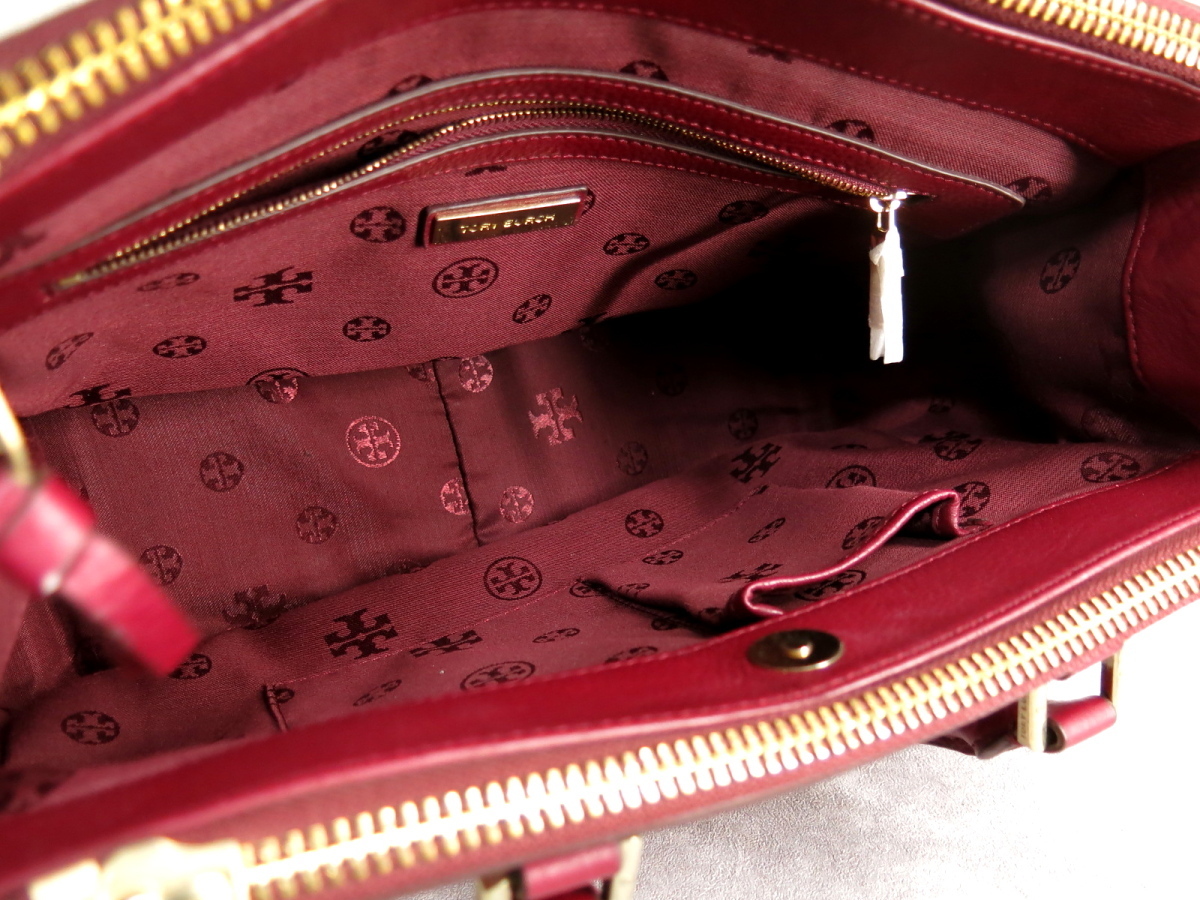 ○超美品○TORY BURCH トリーバーチ○ROBINSON ロビンソン○レザー 本 