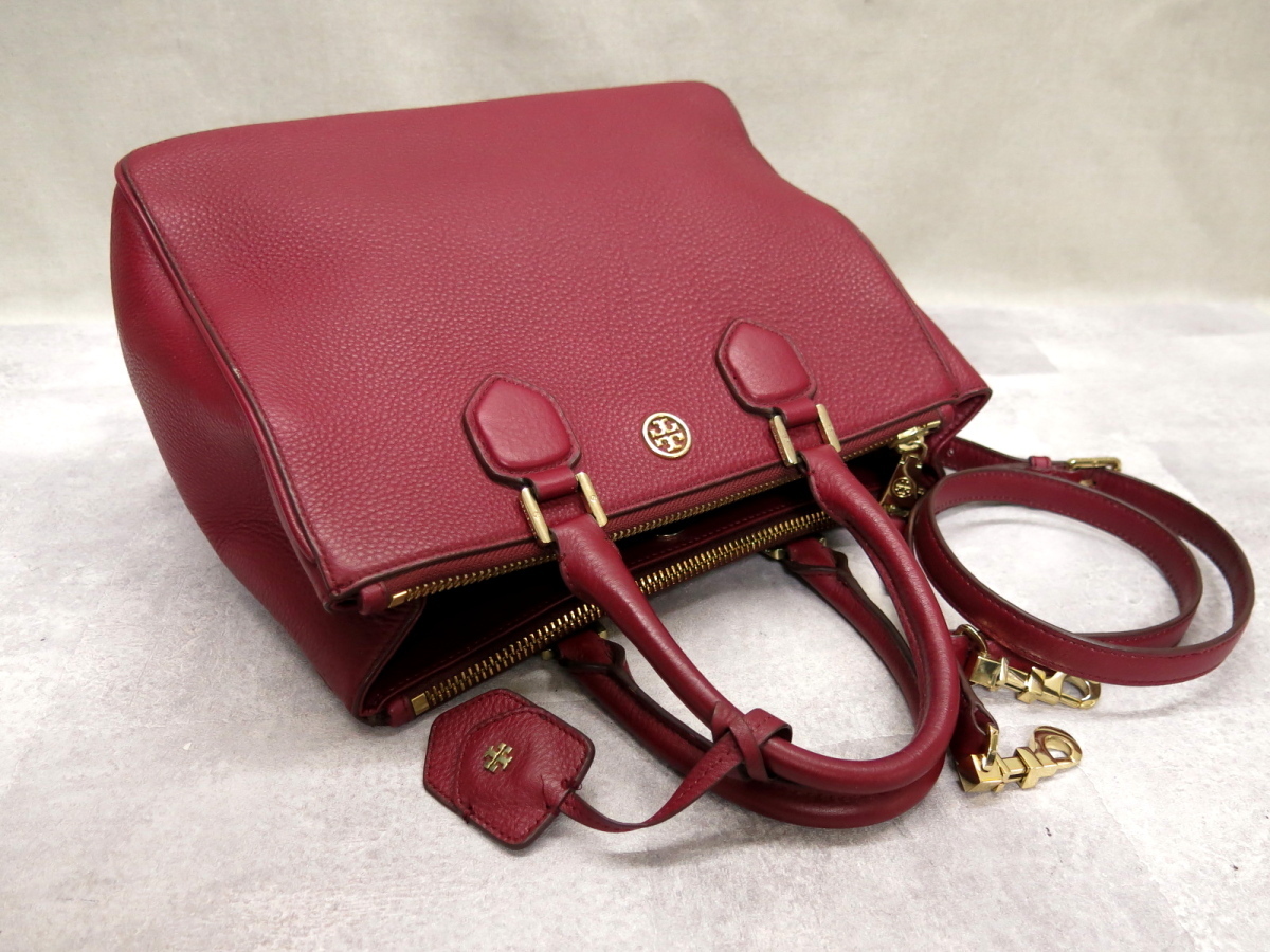 ○超美品○TORY BURCH トリーバーチ○ROBINSON ロビンソン○レザー 本 