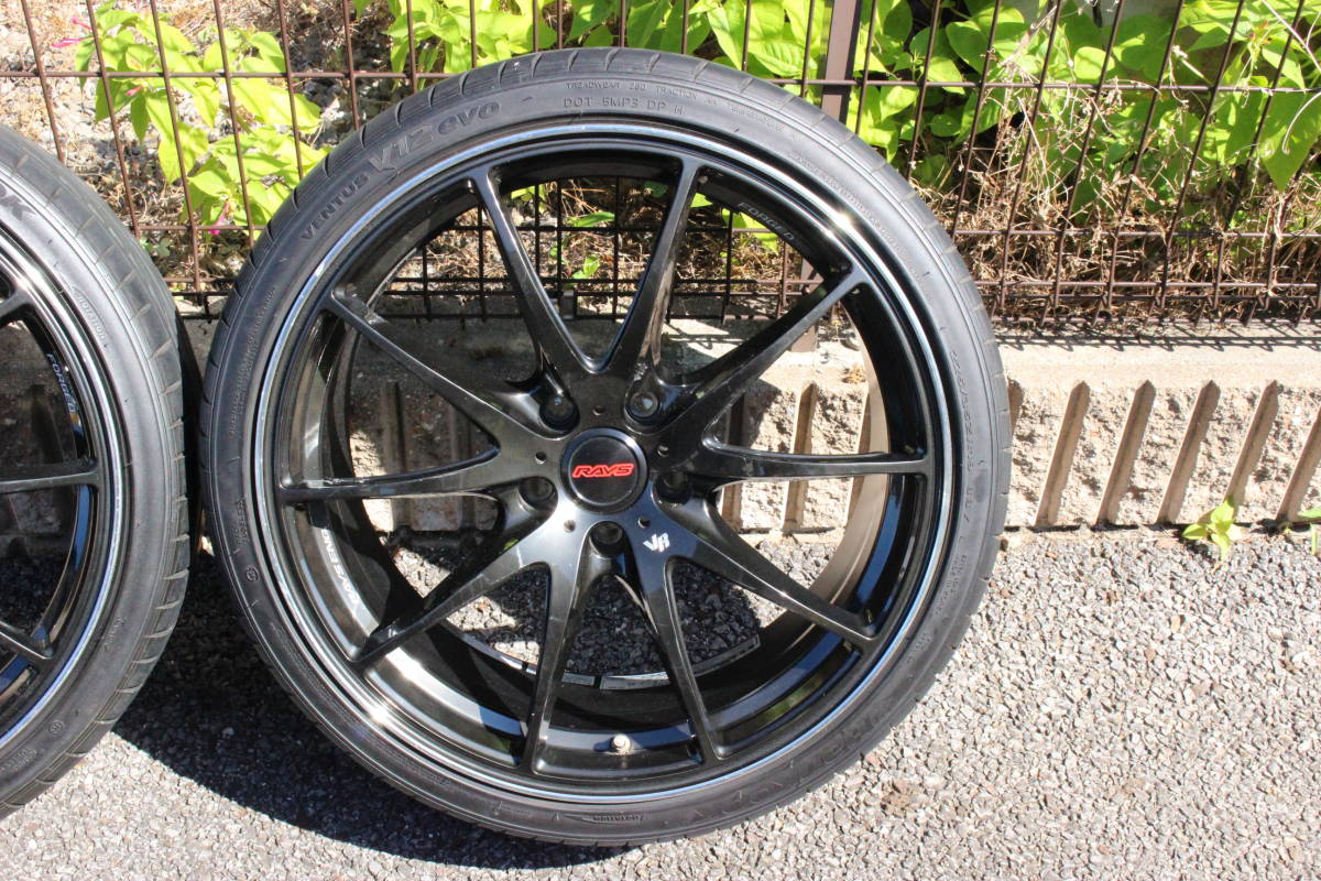 □RAYS VolkRacing G25 19インチ 8.5J +45 5H PCD112 4本セット□VW