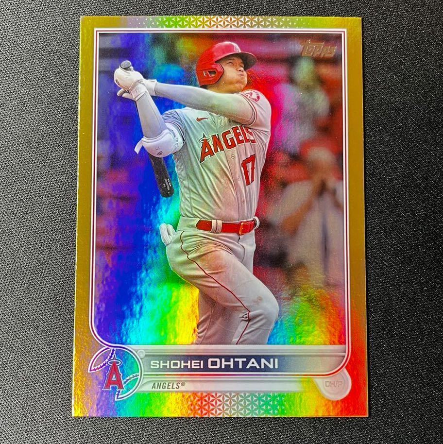 最新 2022 Topps Series 1 大谷翔平 ゴールドフォイルパラレルカード