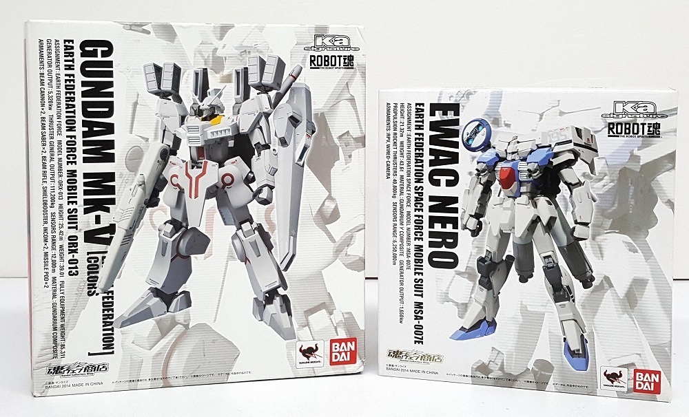 ジャンク】【中古】ROBOT魂 Ka signature ガンダム Mk-V 連邦カラー