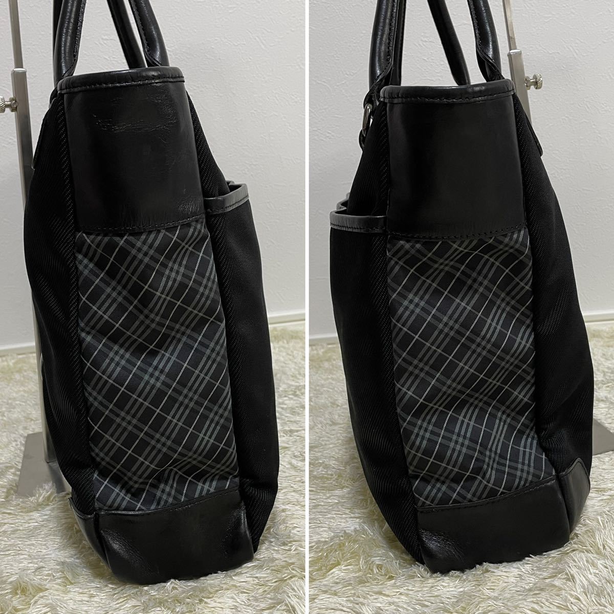 バーバリーブラックレーベル BURBERRY 2way ビジネスバッグ ブリーフ