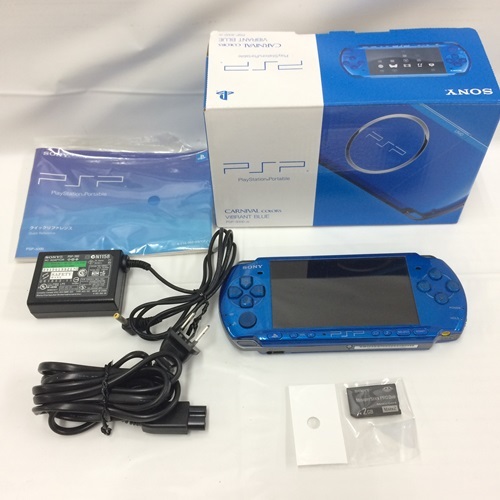  f086 80 PSP-3000 本体 バイブラントブルー(PSP3000シリーズ)｜売買されたオークション情報、yahooの商品情報をアーカイブ公開 - オークファン PSP本体