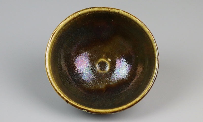 鯉江良二】秀逸作 オリベ茶碗 共箱 保証