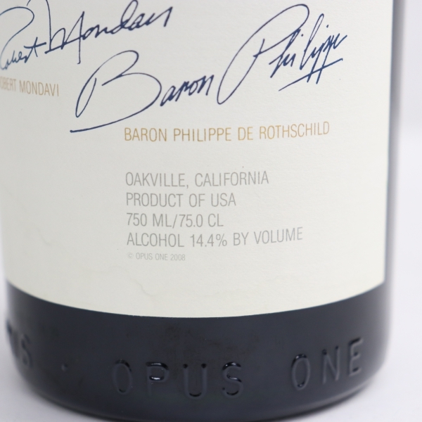 1円~OPUS ONE（オーパスワン）2006 14.4％ 750ml X22D040006 750ml