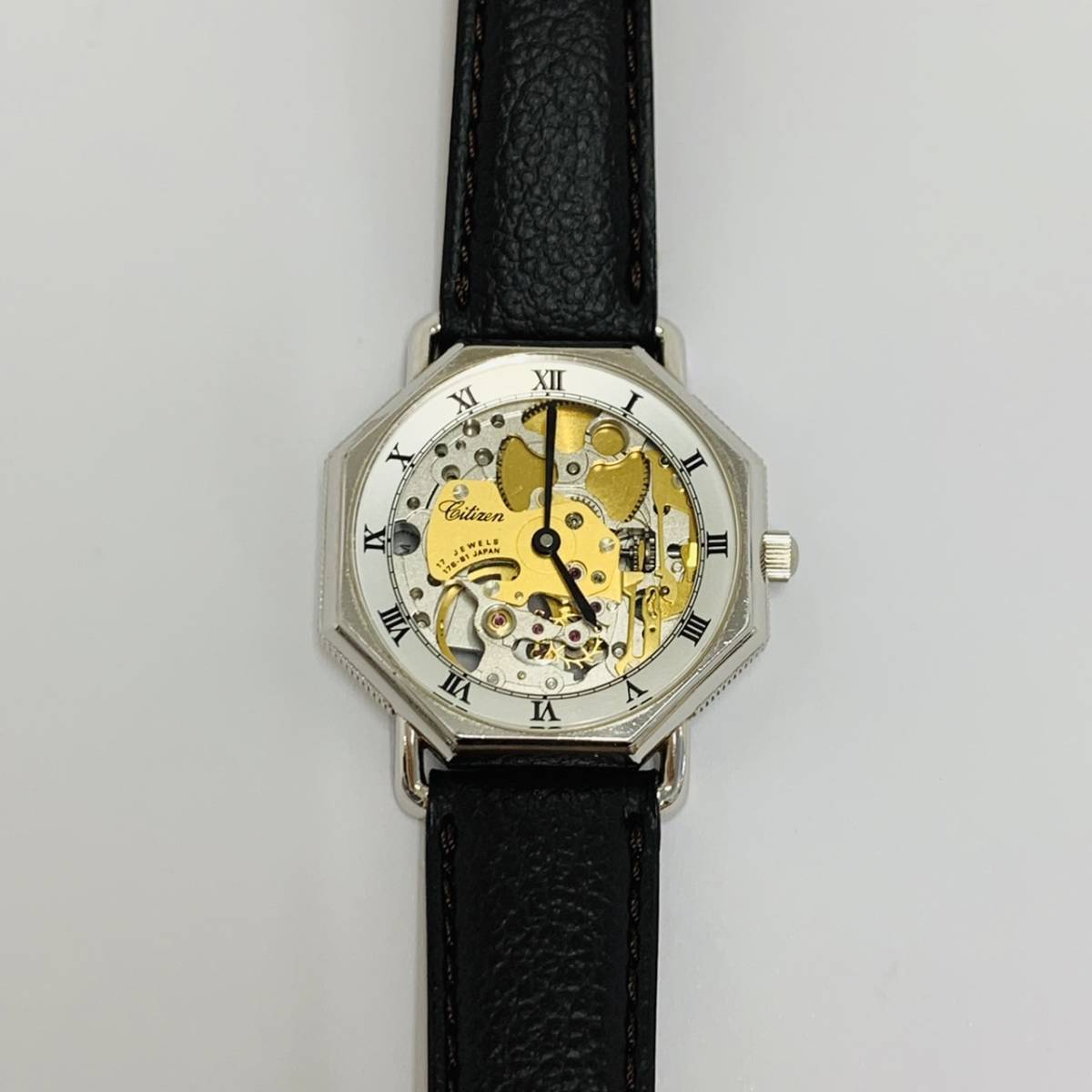 5146/ CITIZEN シチズン 4-823281 手巻き式 17石 17jewels シルバー