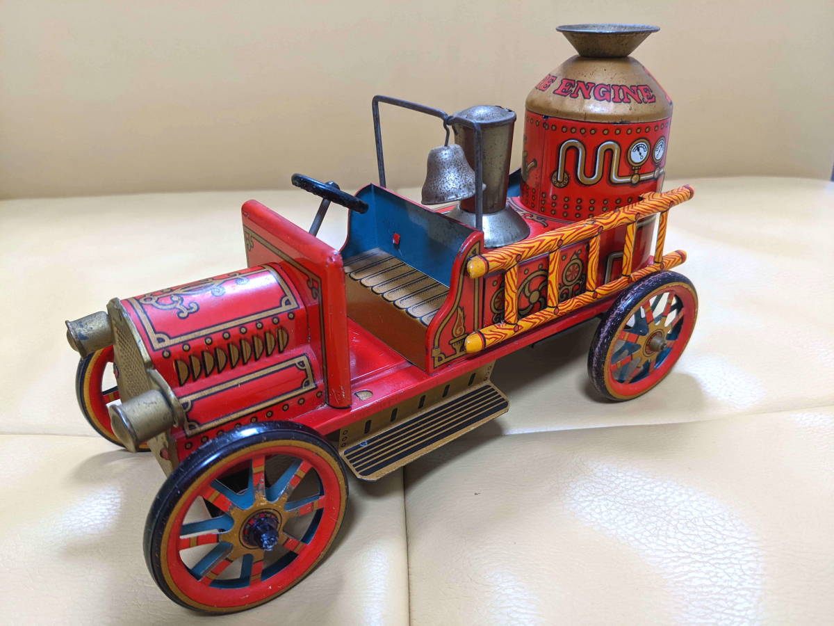 貴重 当時物 ブリキ 消防車 MODERN TOYS アンティーク ビンテージ