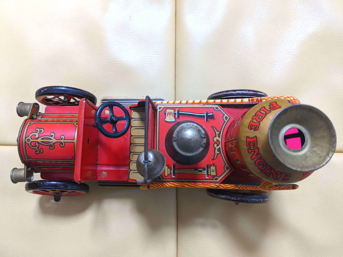 貴重 当時物 ブリキ 消防車 MODERN TOYS アンティーク ビンテージ