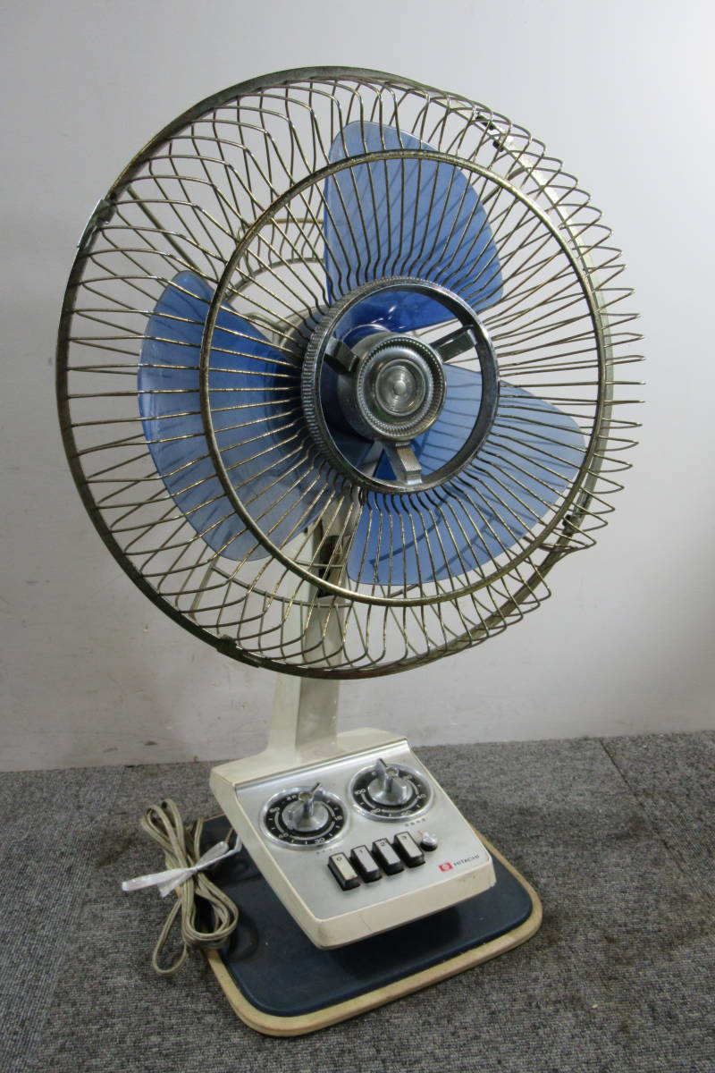 Y65棚16前 Hitachi☆日立 【D-626】 扇風機 羽根径:30cm DESK FAN 昭和