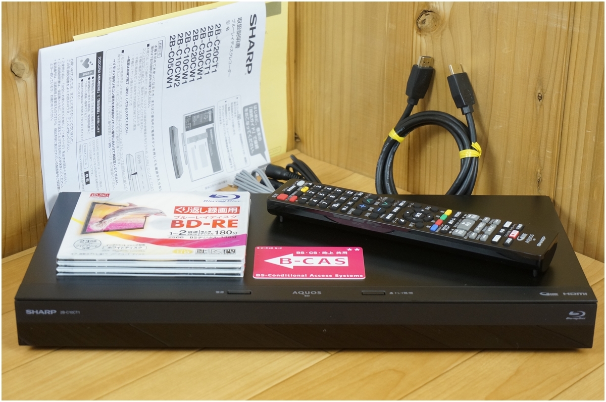 ブルーレイディスクレコーダー シャープ 2020年製 2B-C05CW1 シャープ 