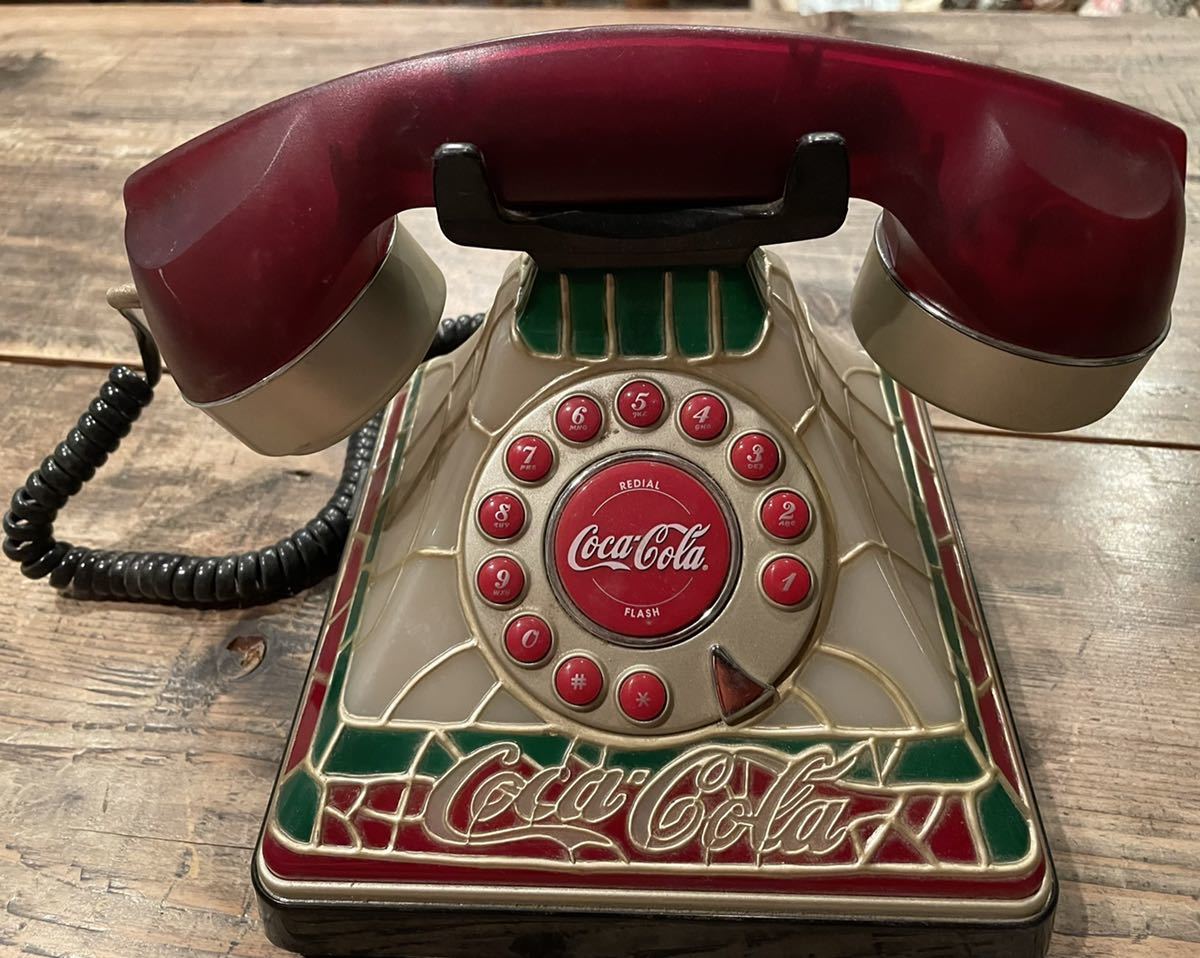 ビンテージ コカコーラ ティファニースタイル ライト＆テレフォン