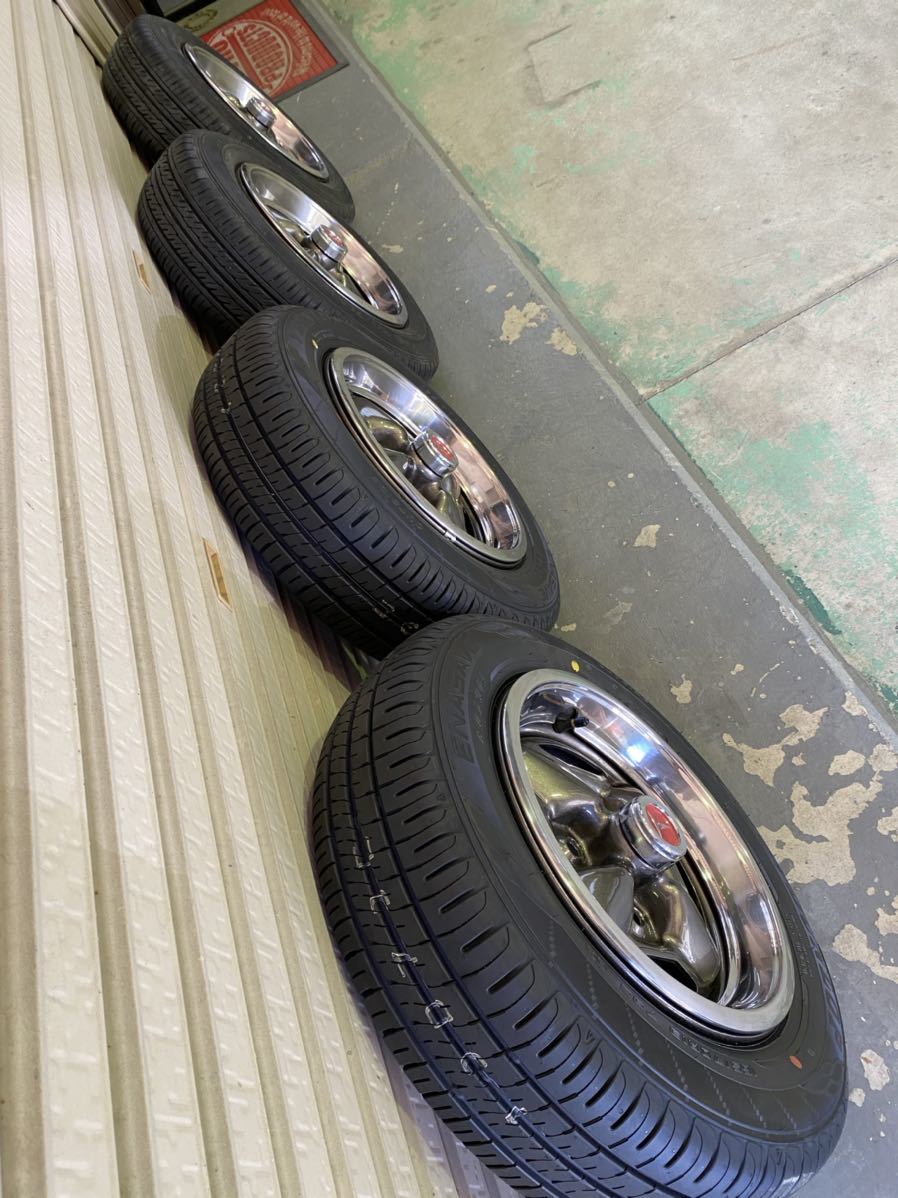 トヨタ純正 GTホイール 13インチ ステンリング付タイヤ付き 4本セット 