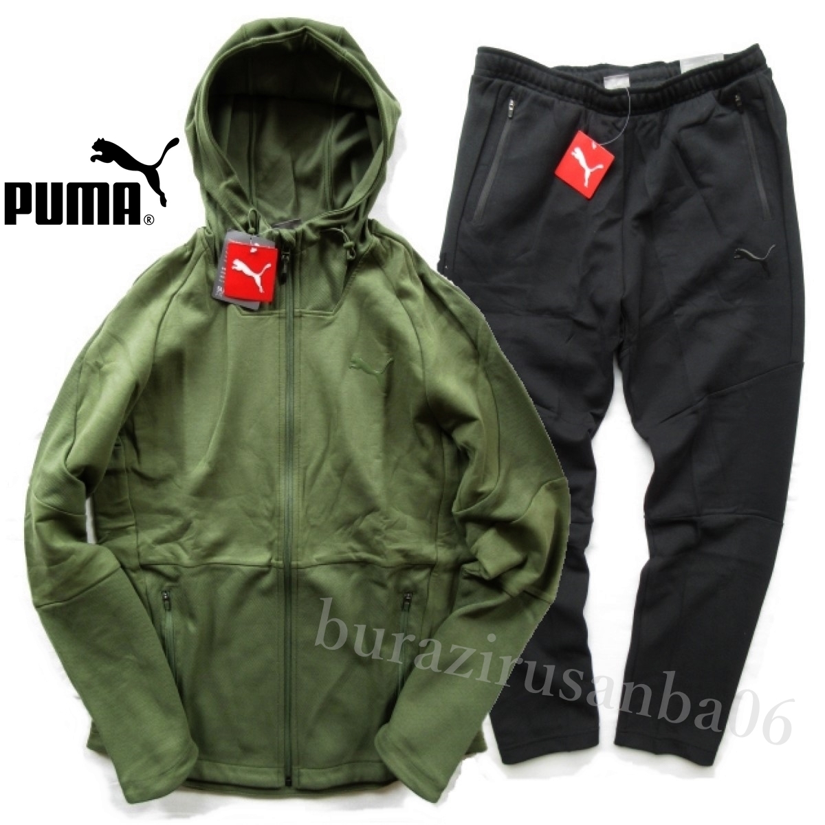 未使用◇定価1.5万 PUMA プーマ スウェット 上下 ジップアップ