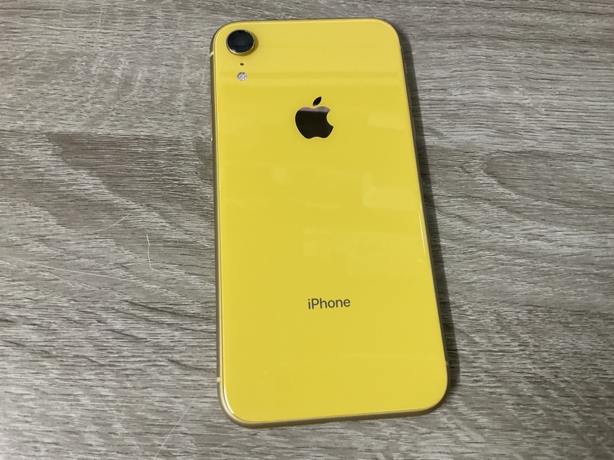 XR 128GB SIMフリー イエロー iPhone Apple au版 ムスビー｜バッテリー 