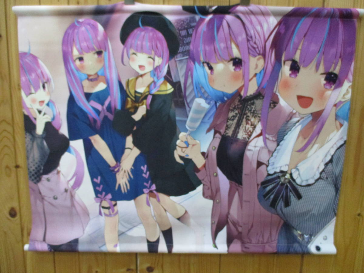 ki0407/02/11 ホロライブ 五等分のあくあ B2 タペストリー 湊あくあ が 