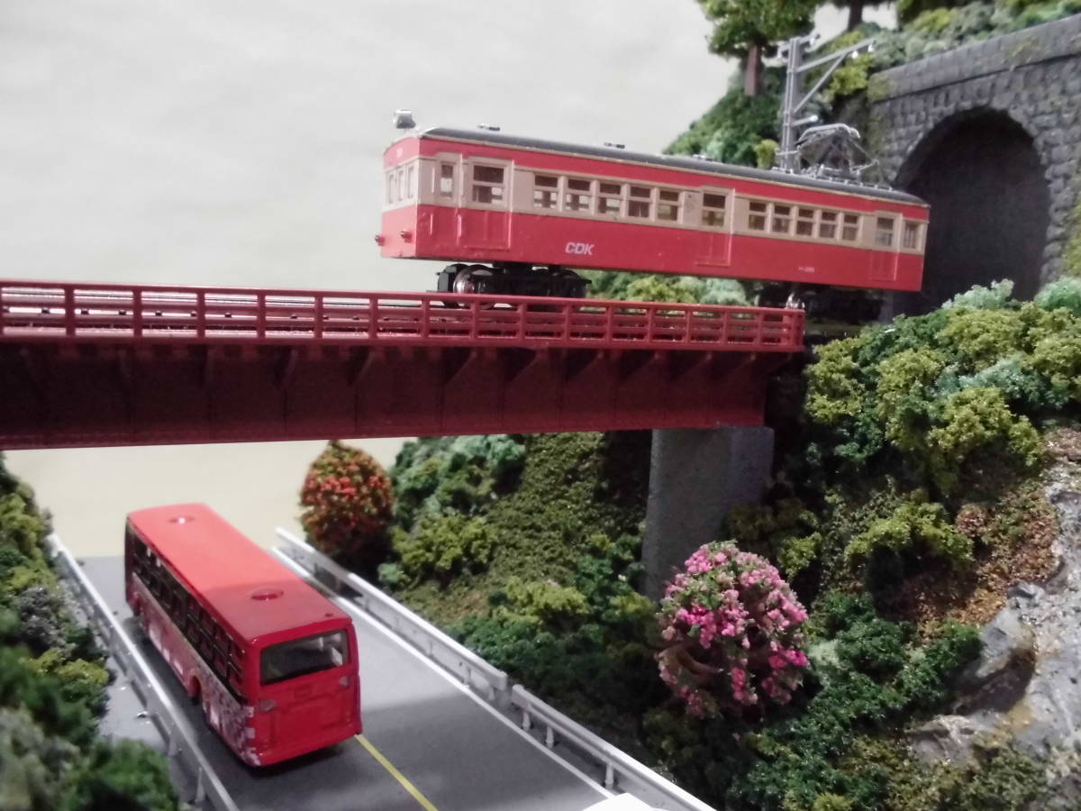 カ*チ様 Nゲージ・ジオラマ展示台【5月のローカル線】 カ*