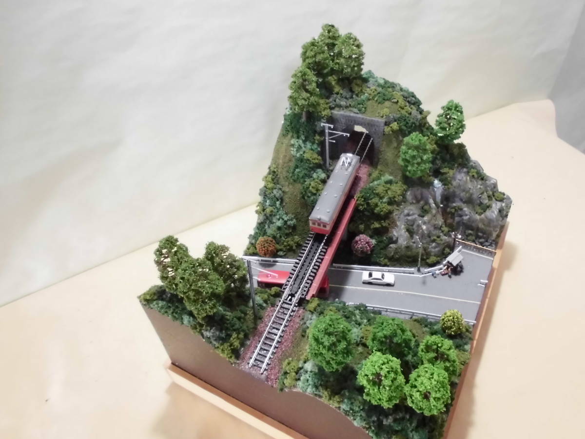 カ*チ様 Ｎゲージ・ジオラマ展示台【5月のローカル線】 カ*チ様 Nゲージ・ジオラマ展示台【5月のローカル線】