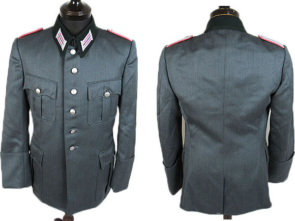 ドイツ 軍 将校 コート 第二次大戦中レプリカ ドイツ陸軍 機甲科少尉 将
