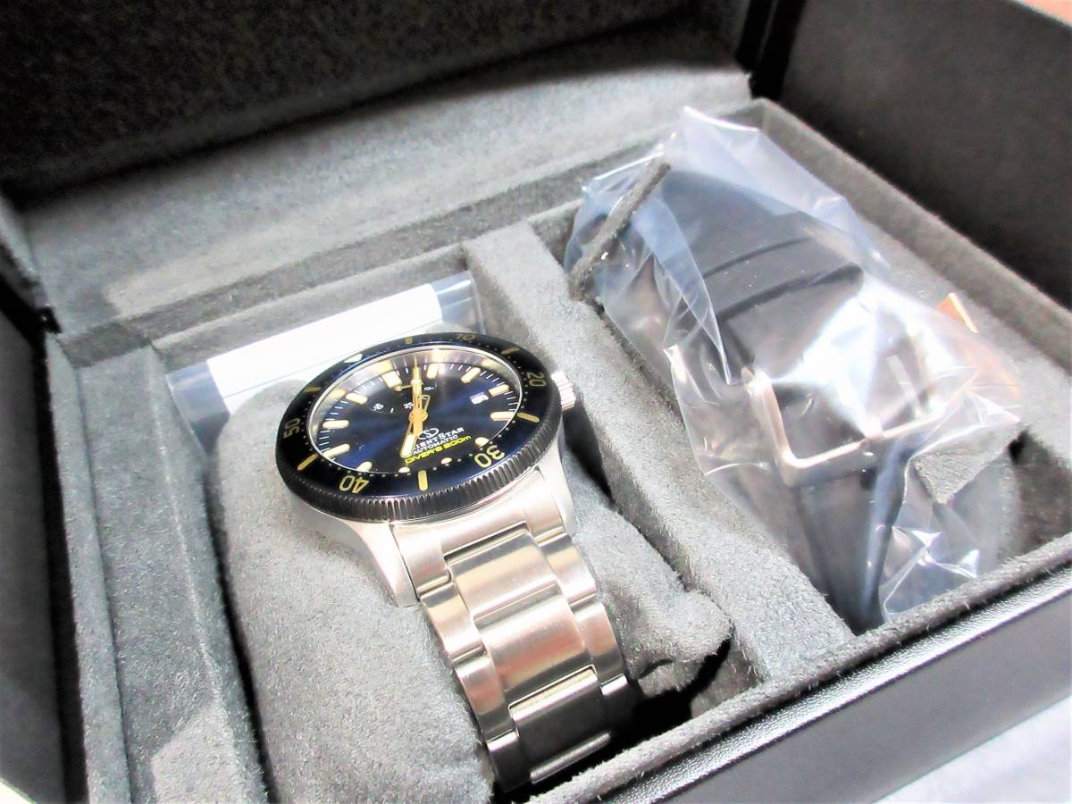 売切 新品同様 オリエントスター 200Mダイバー 自動巻 パワーリザーブ RK-AU0304L (54