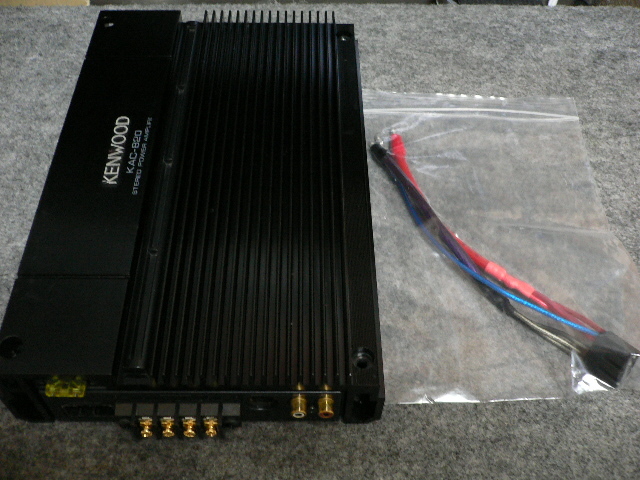 ケンウッドパワーアンプ KENWOOD ケンウッド KAC-820 2chパワーアンプ 部品交換済み(アンプ