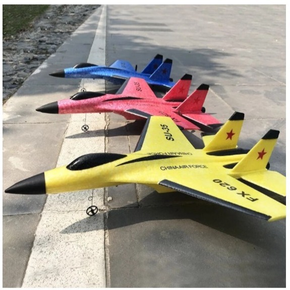 SU-35 RC 2.4G グライダー FX-820 2CH リモコン戦闘機固定翼 2.4 固定翼飛行機 Rc グライダー電動飛行機 - EPP フォーム リモコン飛行機 バッテリー