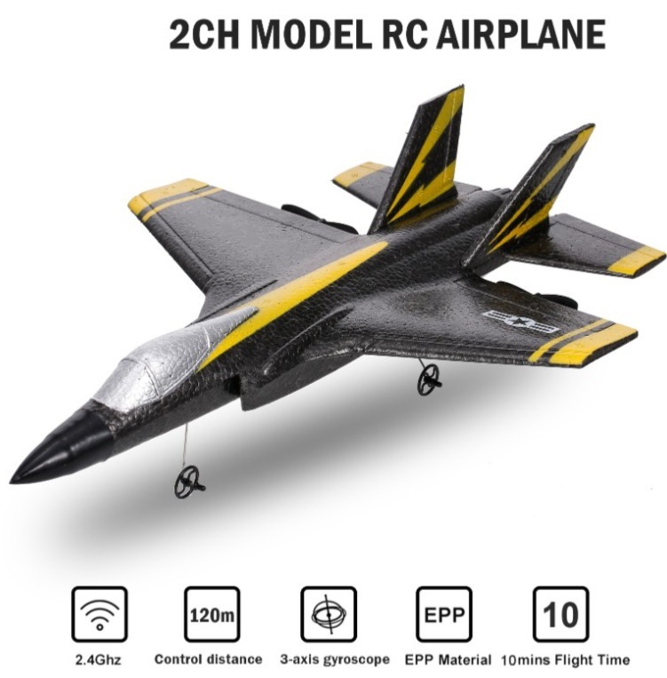SU-35 RC 2.4G グライダー FX-820 2CH リモコン戦闘機固定翼 2.4 固定翼飛行機 Rc グライダー電動飛行機 - EPP フォーム リモコン飛行機 バッテリー