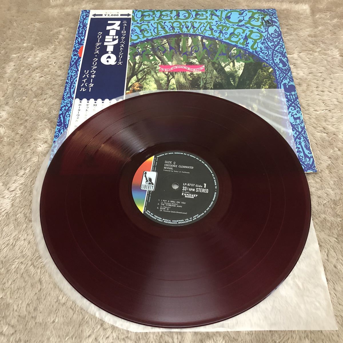 赤盤カラーレコード国内盤帯付 クリーデンスクリアウォーターリバイバル スージーq Ccr Suzie Q Lp レコード Lp8707 歌詞カード有 C 売買されたオークション情報 Yahooの商品情報をアーカイブ公開 オークファン Aucfan Com
