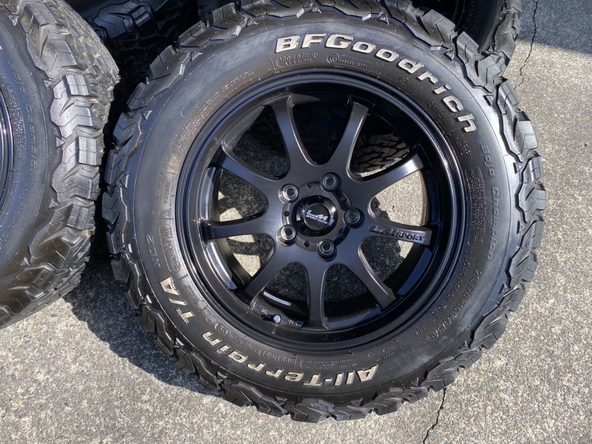 R ブラック LM SPORT Final エルエムスポーツ デリカ 215/70R16 BFG BF グッド