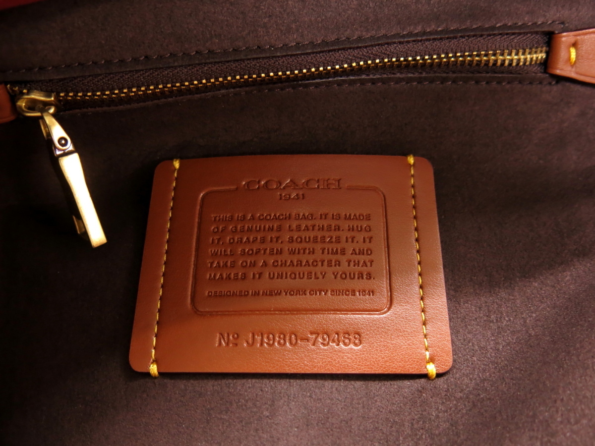○未使用○COACH コーチ○79468○トループ○グラブタン レザー ○未使用○COACH コーチ○79468○トループ○グラブタン レザー