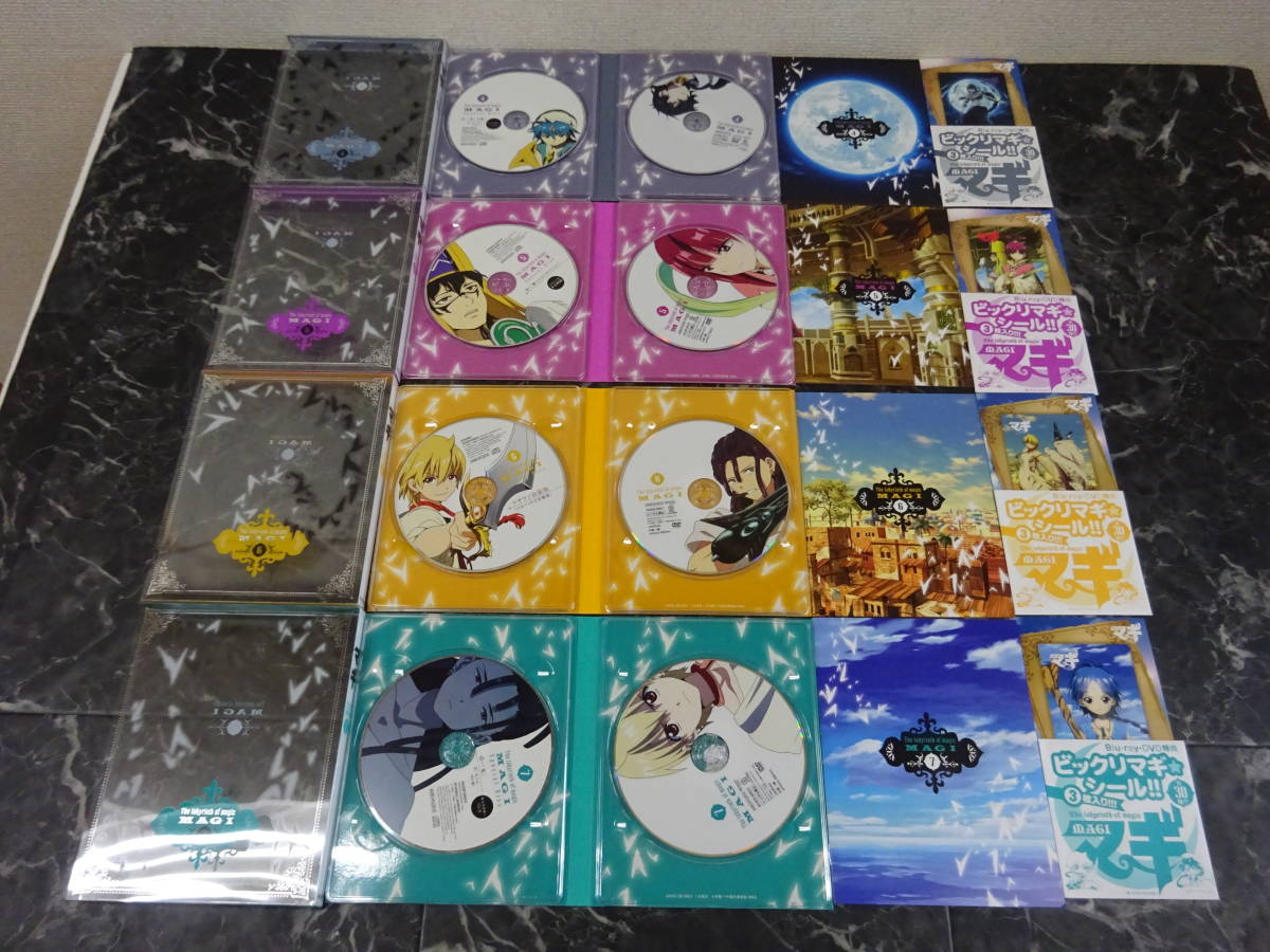 マギ 完全生産限定版 アニメBlu-ray 全10巻 全10巻セット Disc 1〈完全
