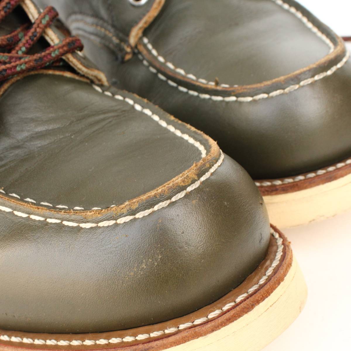 27527)美品98年製REDWING旧8180レッドウィング8E約26cm (四角犬タグ旧 