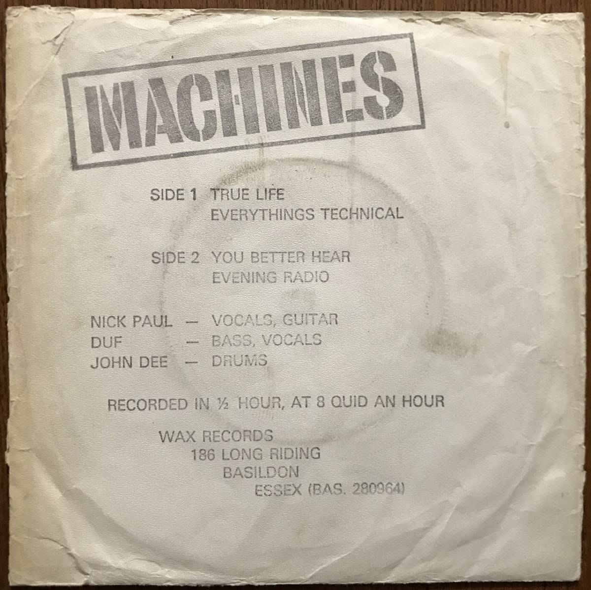 試聴可 パンク天国 70's punk⁄power The pop Don't - Vintage UK Vinyl