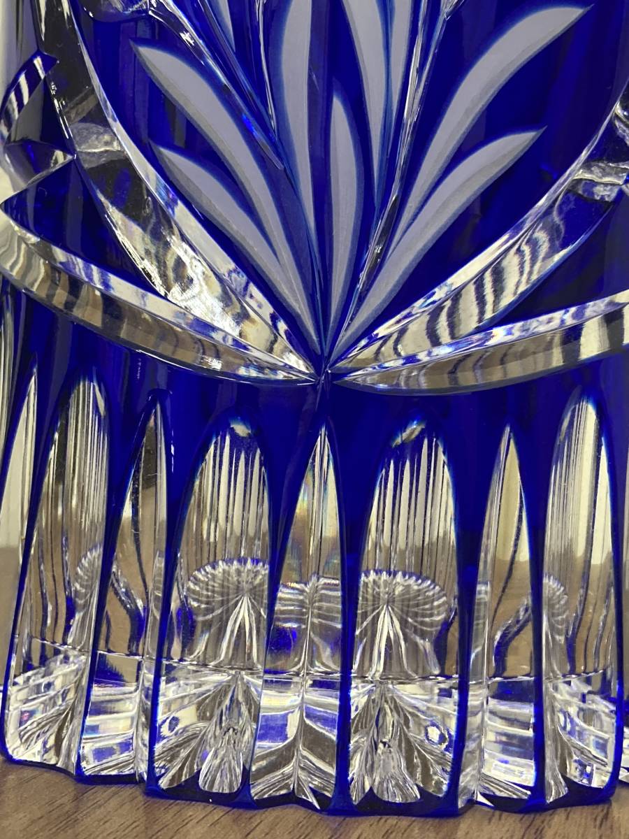 ドレスデンクリスタル 大型花瓶 CRYSTAL フラワーベース クリスタル