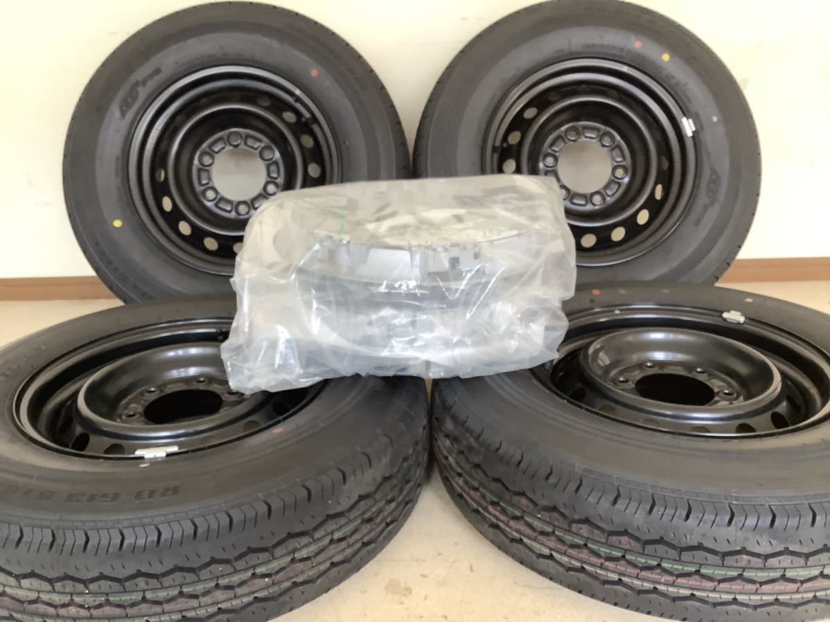 ☆新車外し□トヨタ純正スチールホイール200系ハイエース[195/80R15 