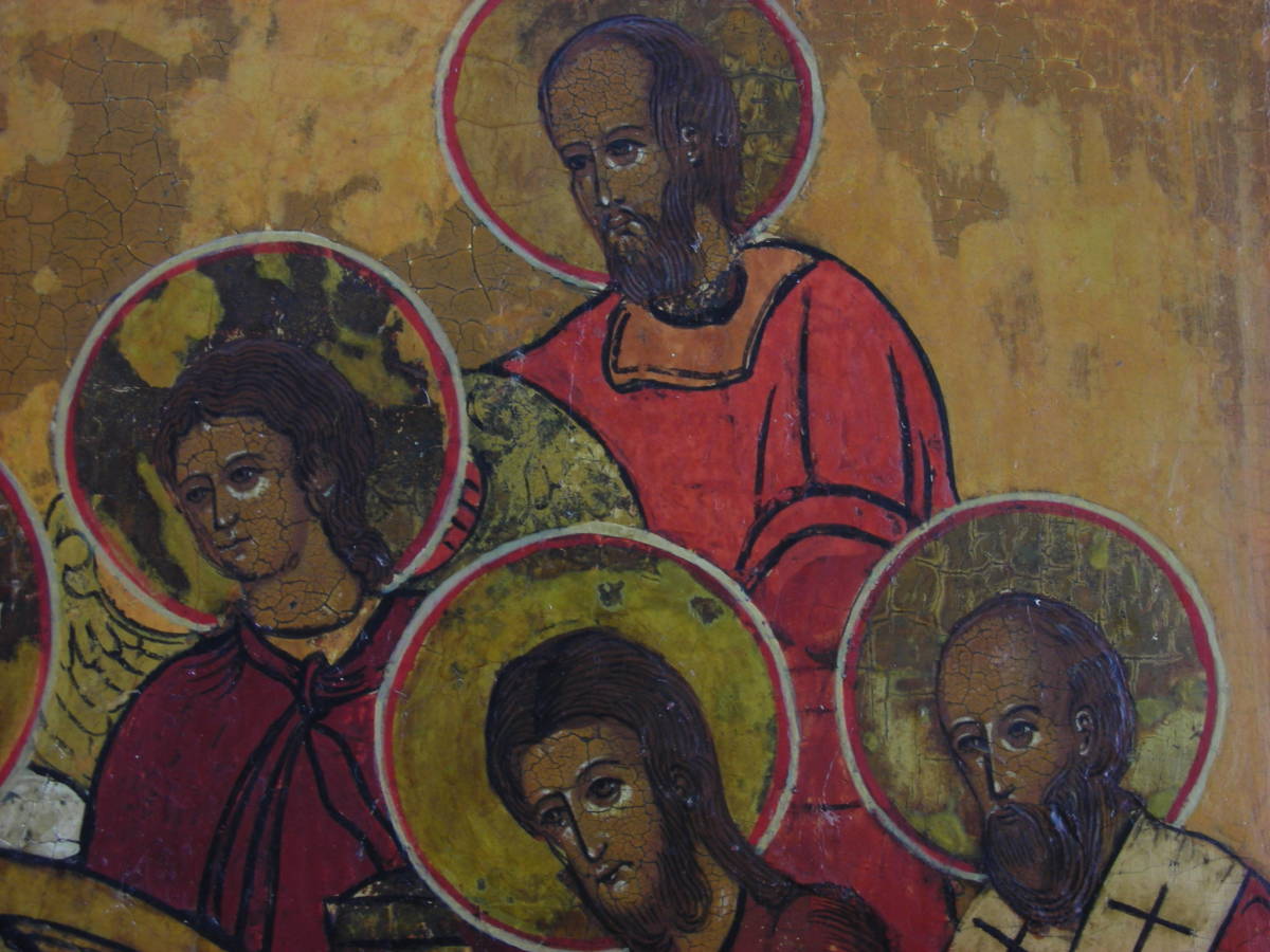 46 割引アンティーク19世紀ロシア イコン キリストを抱くマリア様 聖書 キリスト教 ロシア正教 Www Brobia Com