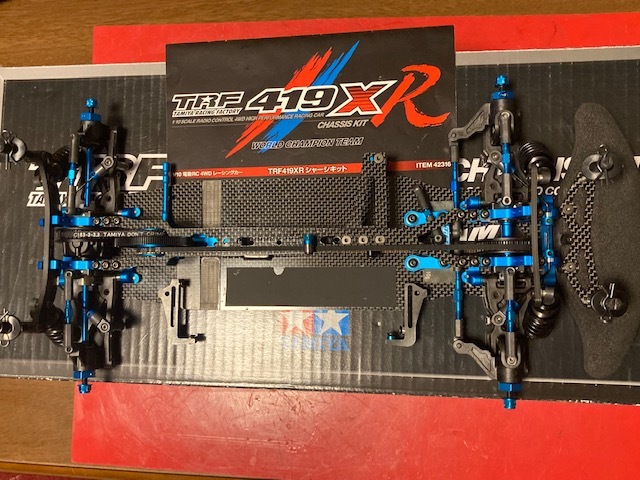 タミヤ TRF419XR 　タイヤ、ライキリボディ他付き　走行僅か品　完成車 タミヤ TRF419XR TRF419XR Tamiya タミヤ RC Racer タイヤ、ライキリ