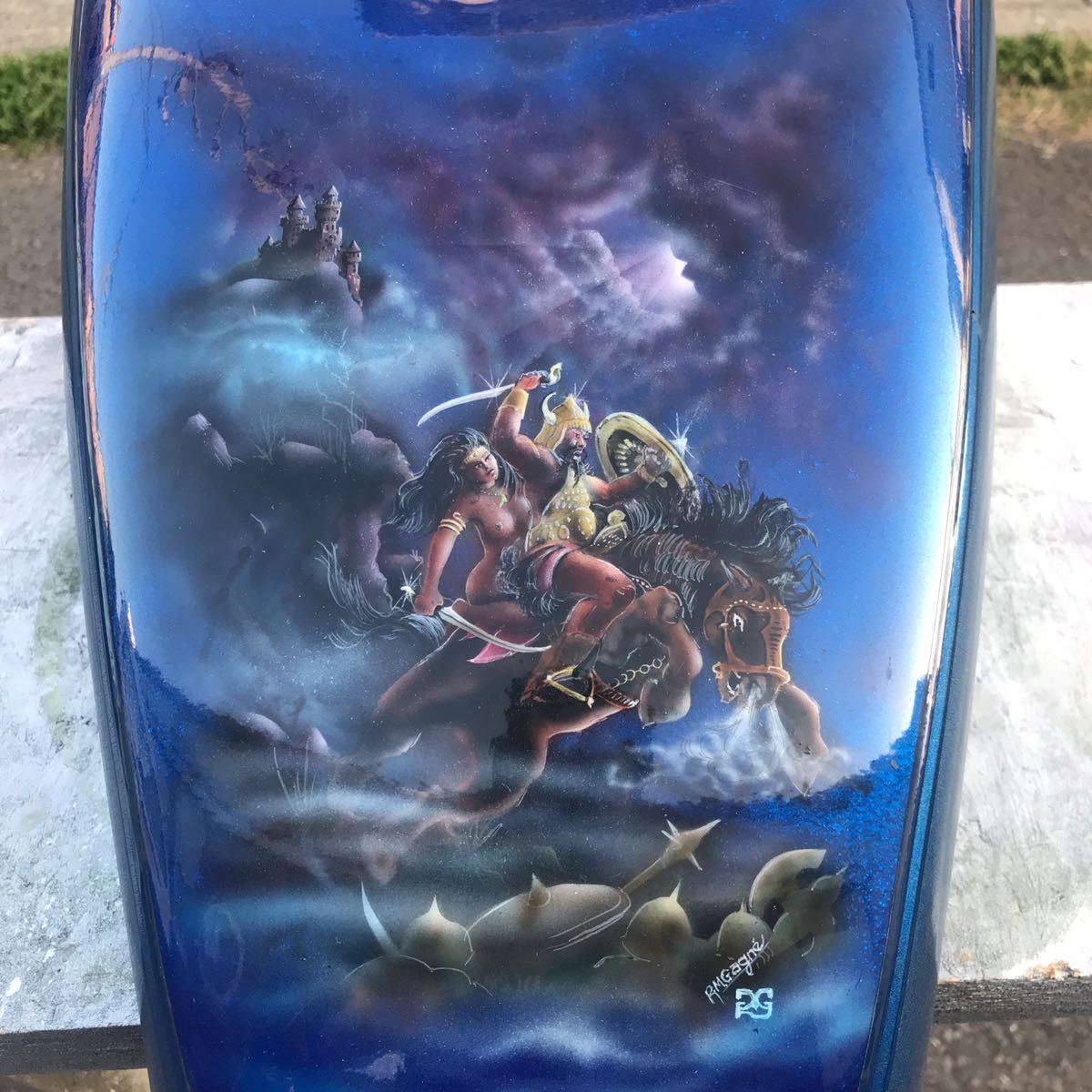 当時モノ HD ハーレー キングスポーツスタータンク ビンテージ (検索
