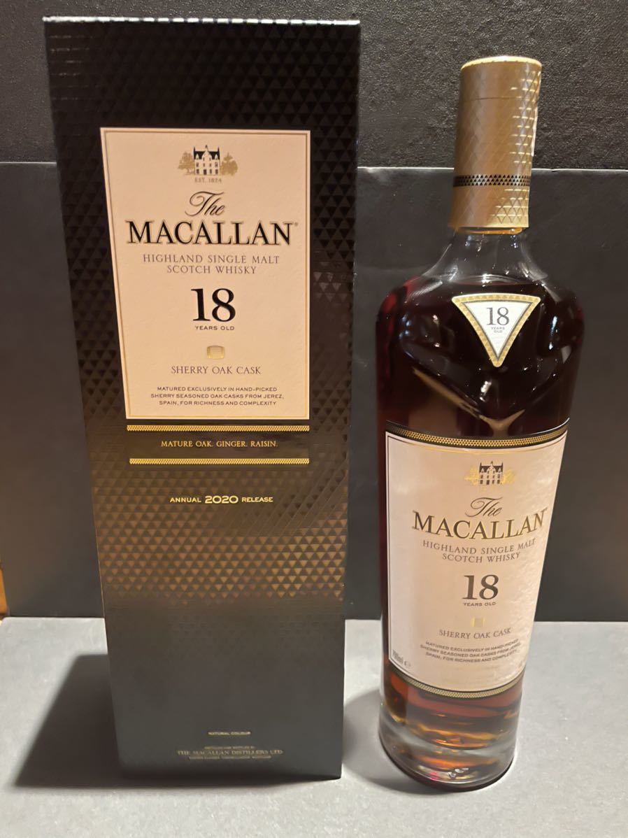 酒 ☆マッカラン18年☆2018年 新品 箱付！