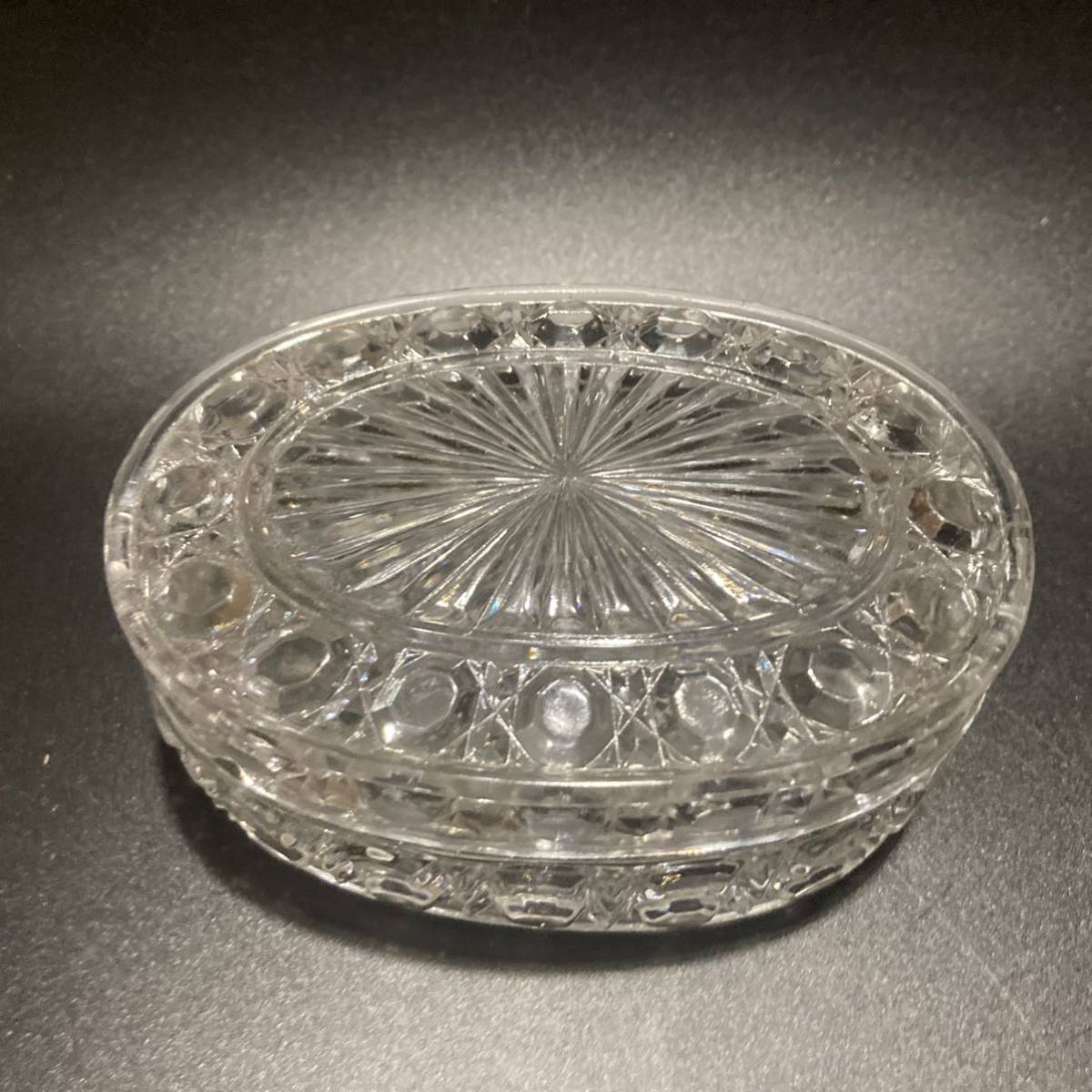 BACCARAT バカラ パウダーボックス蓋物 サイズ大