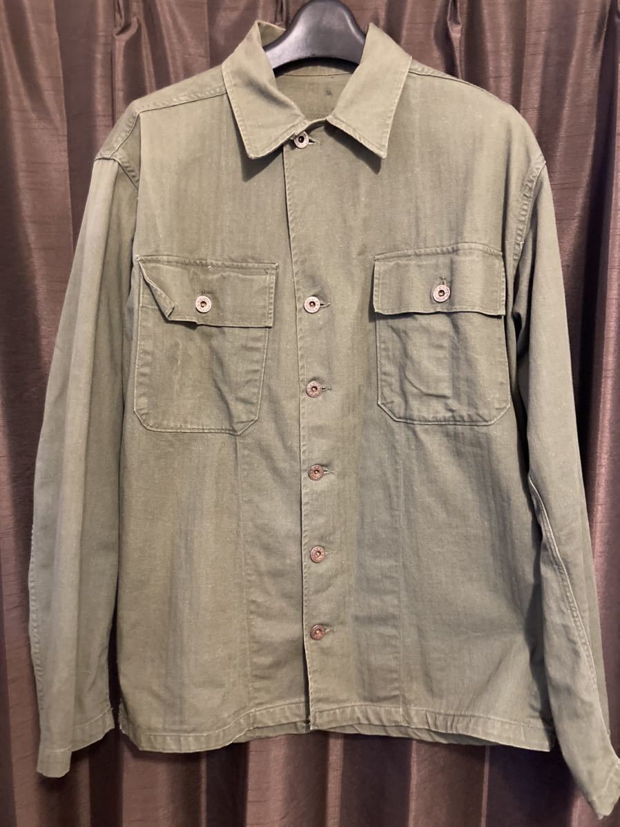 m47 HBT シャツ 40年代 ミリタリー usa vintage