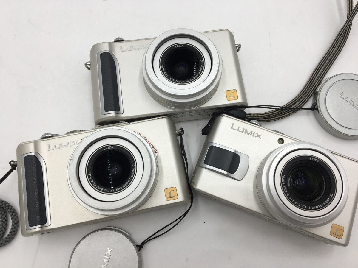 ♪△【Panasonic パナソニック】コンパクトデジタルカメラ 3台セット 
