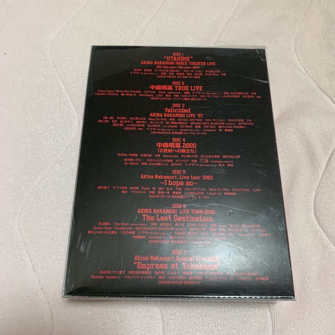 中森明菜 THE LIVE DVD COMPLETE BOX 7枚組(中森明菜)｜売買された