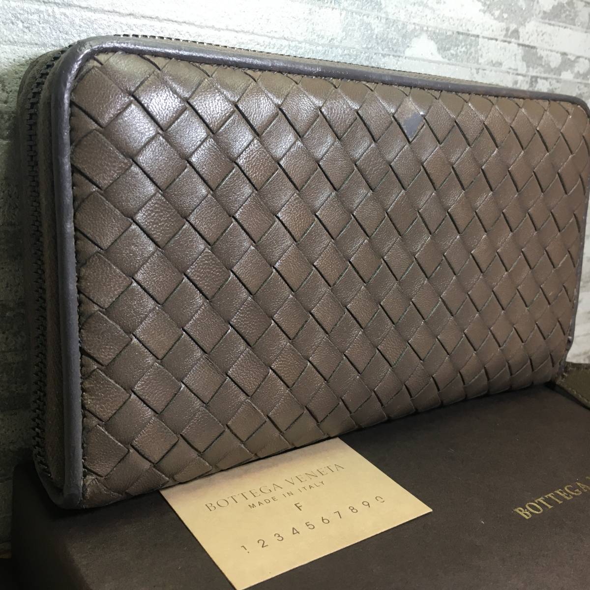 極美品】1円～ レア Bottega Veneta ボッテガヴェネタ 102長財布 