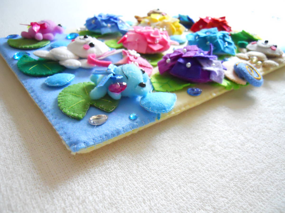 梅雨 紫陽花 犬 わんこ かえる かたつむり 傘 ハス 6月 フェルト ハンドメイド 手作り 壁掛け 壁飾り 完成品 売買されたオークション情報 Yahooの商品情報をアーカイブ公開 オークファン Aucfan Com