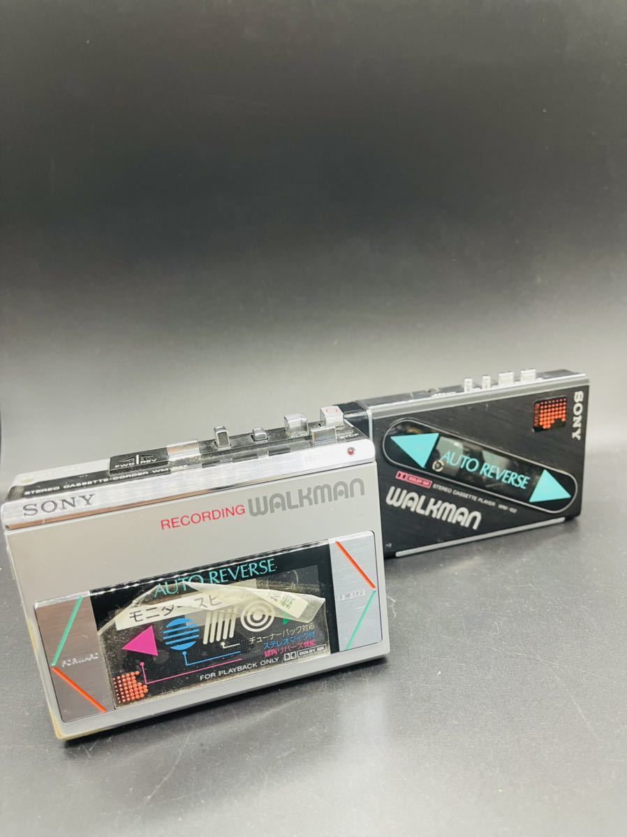 ソニー SONY WALKMAN ウォークマン WM-R55 WM-102 レコーディングウォークマン ジャンク出品