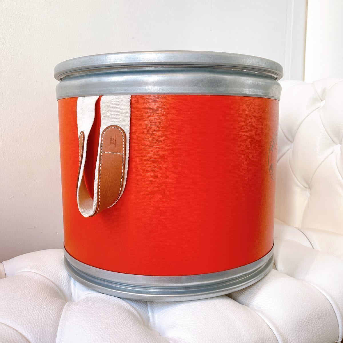 ◯中古品◯HERMES サドルボックス エルメスオレンジ インテリア 小物
