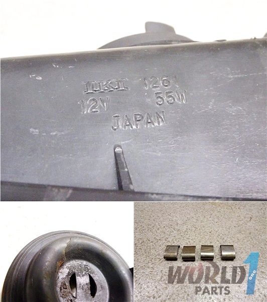 新作登場，新品 ☆部品取り S13 シルビア 純正 角目 右側 ヘッドライト ボディ 灯火類 IKI 1261 外装 ランプ PS13 旧車 ドリ車 当時物 訳あり