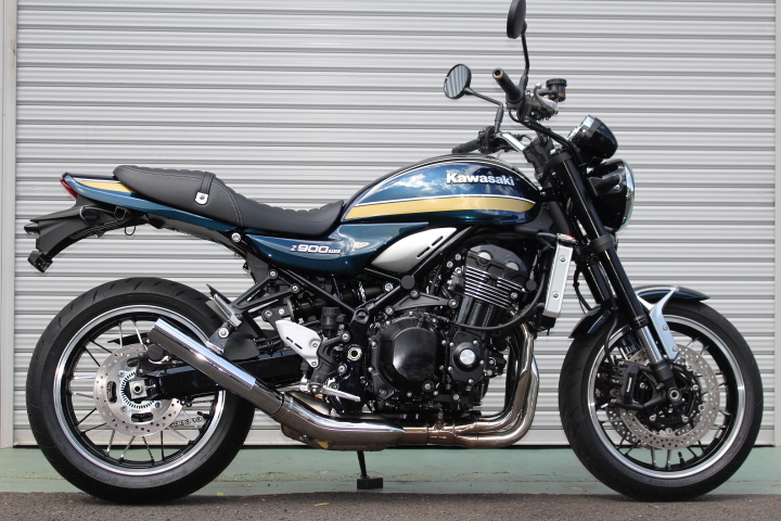 NEW ORM製 カワサキ Z900RS スリップオンマフラー ショート管 クロム