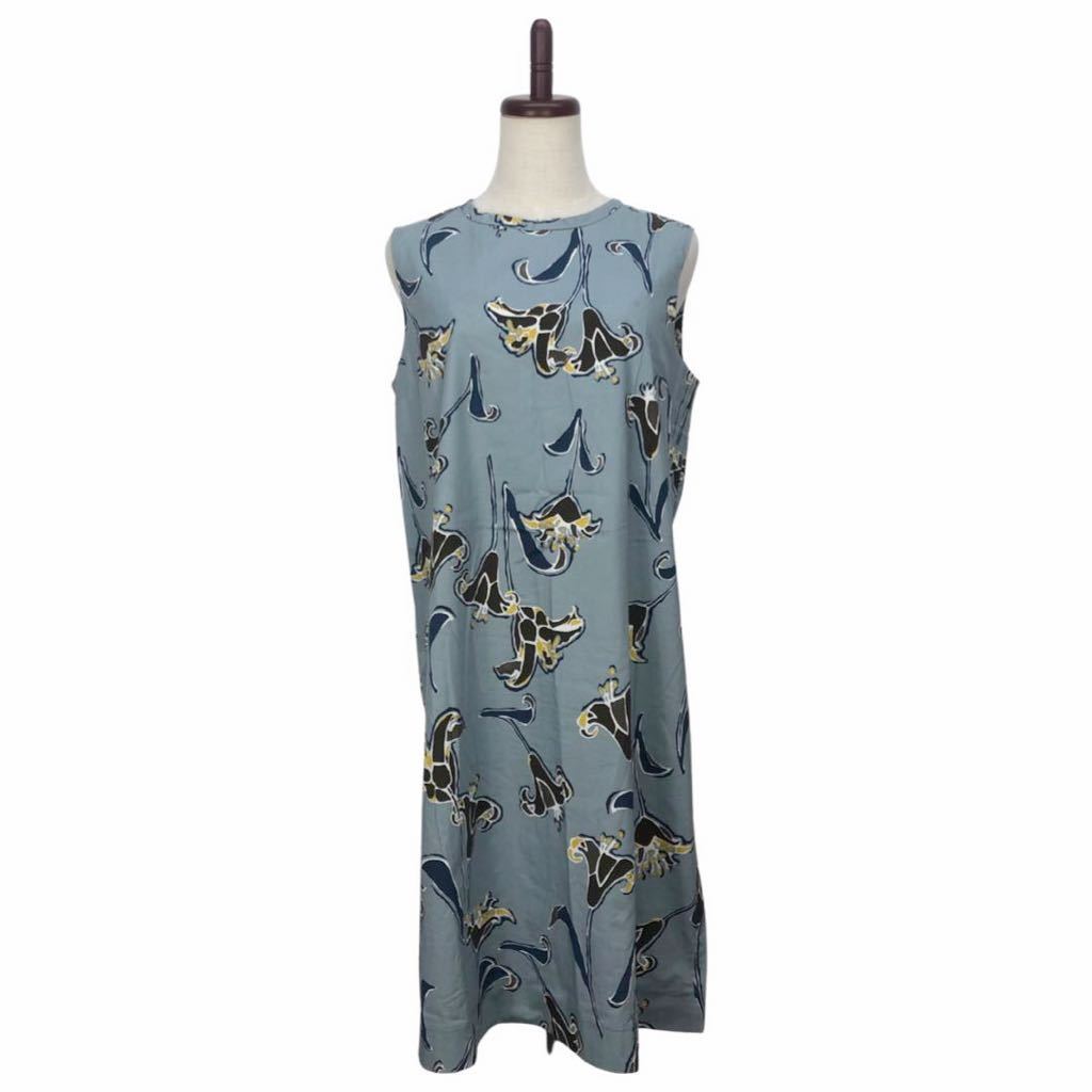 S MAX MARA マックスマーラ レディース ライトブルー 花柄 総柄
